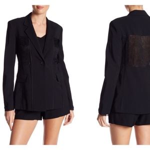 NWT Jason Wu Solid Jacket Black 8